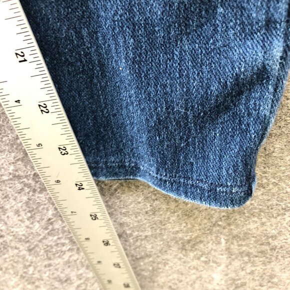 Spanx Jean-Ish Ankle Leggings Womens MP Blue Pull On Jegging Mid Rise - Picture 9 of 11
